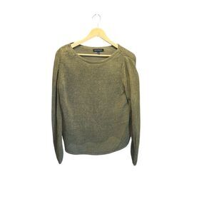 Banana Republic Olive Green Knit Pullover Sweater